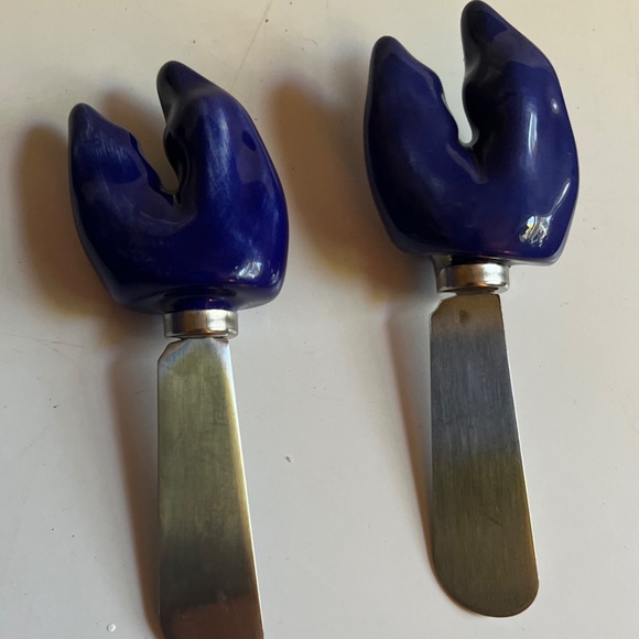 Blue Sky Crab Dip Dish w/ Spreaders 2015 - Picture 2 of 4